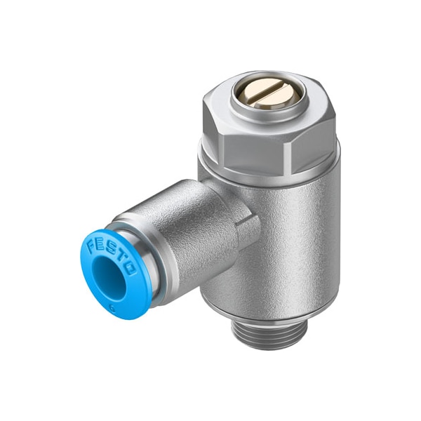 One-Way Flow Control Valve GRLA-1/8-QS-6-MF-D